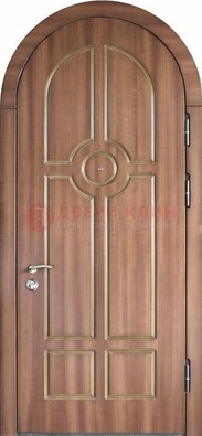 Арочная дверь с отделкой массивом ДА-35 в Брянске