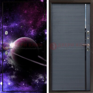 Металлическая дверь с фотопечатью Сатурна ДФ-20 в Брянске