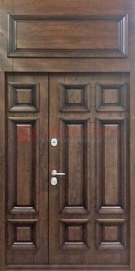 Классическая входная дверь с верхней фрамугой ДФГ-15 в Брянске