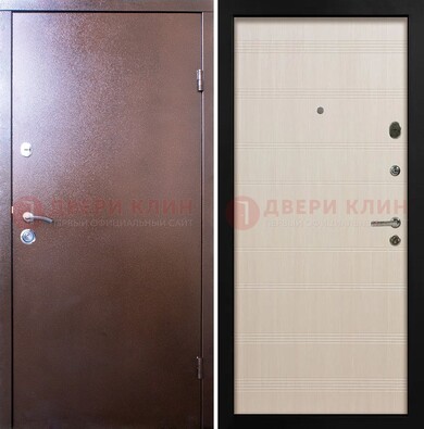 Входная дверь с порошковым покрытием и терморазрывом МДФ ДП-210 в Брянске