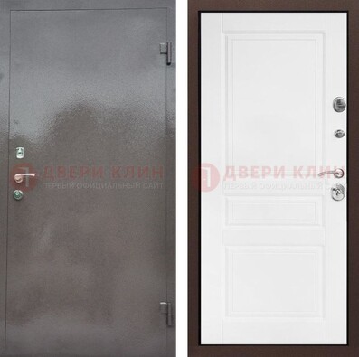 Входная стальная дверь с порошковым окрасом и МДФ внутри ДП-311 в Брянске