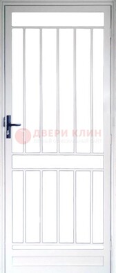 Железная решетчатая дверь белая ДР-32 в Брянске