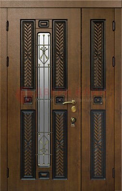 Полуторная входная дверь с виноритом ДВТ-169 в Брянске