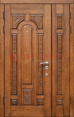 Полуторная железная дверь винорит для дома ДВТ-252 в Брянске