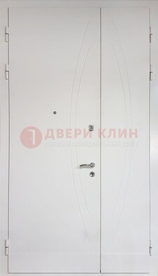 Современная полуторная стальная дверь с МДФ панелью ПЛ-25 в Брянске